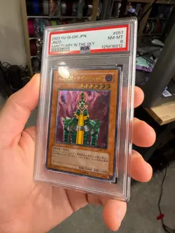 Yugioh Jinzo Ultimate Rare PSV 308-057 Japanese PSA 8 NM-MINT - Image 1