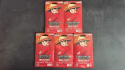 x5 One Piece Carrying His Will Sleeved Booster Pack - Image 1