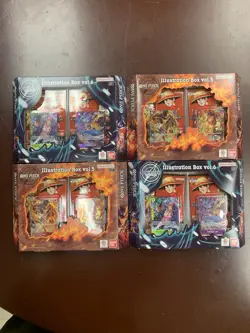 One Piece Illustration Box IB05 + IB06 Vol 5 & 6 - ENG Sealed NEW Lot Of 4 - Image 1