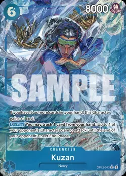 Kuzan - OP12-043 Alt Art - One Piece TCG English - Image 1