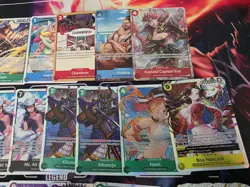One Piece CCG OP14 SR/R Lot + Prerelease Stamp Promos + Dash Pack Promos - Image 2