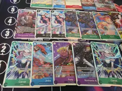 One Piece CCG OP14 SR/R Lot + Prerelease Stamp Promos + Dash Pack Promos - Image 4