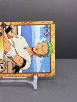 Zoro ONE PIECE Carddass Hyper Battle Promo Card TCG Japanese 2001 C-JF02.2 [AM1] - Image 3