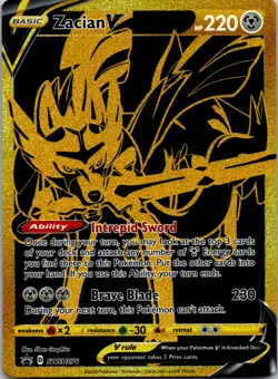 Zacian V SWSH: Sword & Shield Promo Cards SWSH076 NM - Image 1