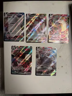 Lot Of Five Evolving Skies VMAX Cards - Image 1