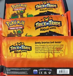 (Lot of 3) Pokemon Cards TCG Halloween 2024 Trick or Trade BOOster Bundle - Image 2