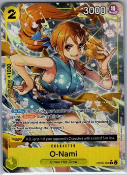 O-Nami (Alt Art) OP06-101 Wings of the Captain - One Piece Card Game - NM - Image 1