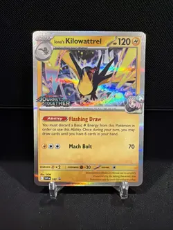 Iono's Kilowattrel 182 Prerelease Promo SVP Journey Together Pokemon Card NM - Image 1