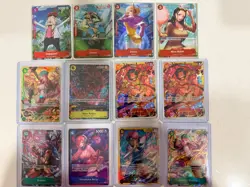 One Piece TCG Card Lot! ALT ARTs And SECs! NM Condition x12! - Image 1