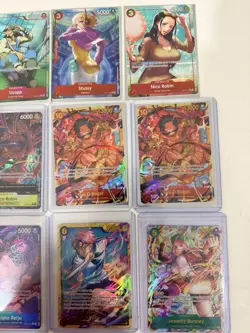 One Piece TCG Card Lot! ALT ARTs And SECs! NM Condition x12! - Image 3