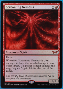 Screaming Nemesis FOIL Duskmourn: House of Horror NM CARD (508028) ABUGames - Image 1