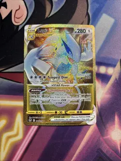 Lugia VSTAR 211/195 - Silver Tempest Gold Secret Rare - Pokemon Card TCG, NM - Image 1