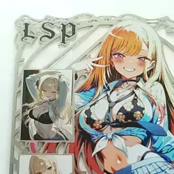 Marin Kitagawa Silver Metal Card LSP Goddess Story Waifu Serial #105/200 Anime - Image 2