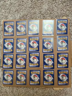 Shadowless pokemon cards lot of 20 - Image 2