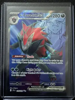 Pokemon TCG N's Zoroark EX Holo Ultra Rare Card 175/159 Sv09: Journey Together - Image 1