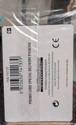 Special Delivery Pikachu SWSH074 Holo Promo Card SEALED - Image 2