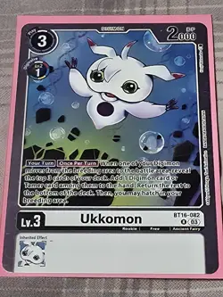 Ukkomon BT16-082 R Digimon Card Game - Image 1