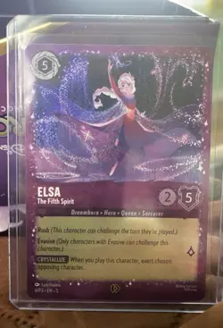 Elsa - The Fifth Spirit 6 Disney Lorcana Promo Cards Holo - Image 1