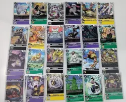 Vintage VTG Digimon Card Game TCG 24 Card Lot! Tamer, Options, Rares Etc - Image 2