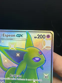 Espeon GX Hidden Fates Shiny Vault Full Art Holo Rare Pokemon Card SV60/SV94 NM - Image 5