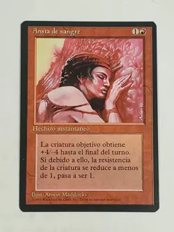 MTG Blood Lust (Spanish 4th Edition (BB)/Red/C) - BGM - Image 1