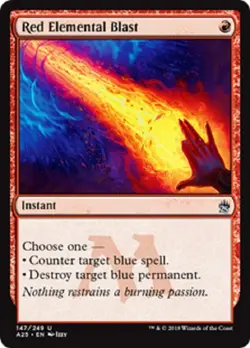 RED ELEMENTAL BLAST NM! *MASTERS 25* - Image 1