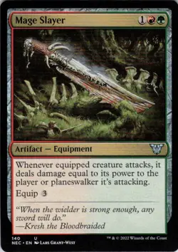 MTG Mage Slayer (140) | NM | Commander: Kamigawa: Neon Dynasty {NEC} - Image 1