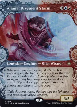 Alania, Divergent Storm FOIL SHOWCASE Bloomburrow Magic MTG NM - Image 1