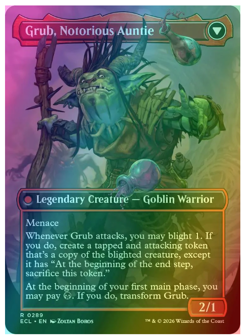 Grub, Storied Matriarch - Foil - Borderless Lorwyn Eclipsed MTG - Image 2
