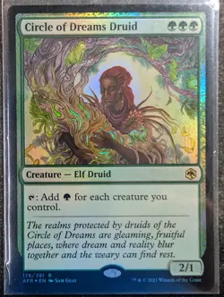 Circle of Dreams Druid - Foil - Adventures in the Forgotten Realms (MTG) - Image 1