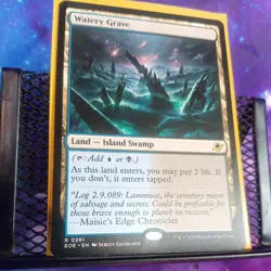 Watery Grave - Edge of Eternities (EOE) #261 NM MTG Shock Land Non-Foil - Image 3