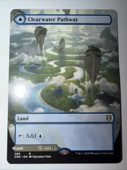 MTG - Clearwater Pathway (Borderless) Zendikar Rising - Rare - Image 1
