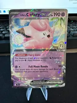 Lillie’s Clefairy ex 056/159 - Holo - Pokemon TCG - Journey Together - English - Image 1