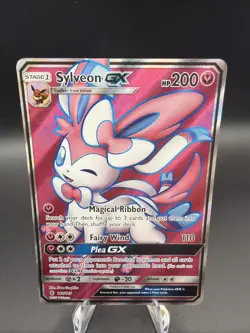 Pokemon TCG Sylveon GX Full Art 140/145 Guardians Rising Ultra Rare LP - Image 1