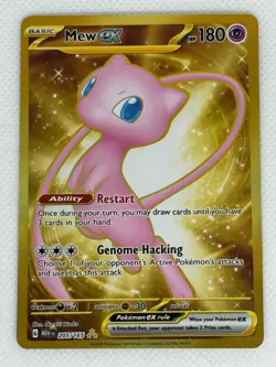 Pokemon Mew EX TCG 205/165 Sv: Scarlet & Violet 151 Holo Hyper Rare NM Condition - Image 1