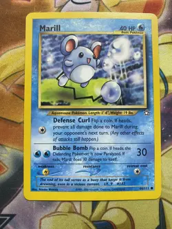 Marill 66/111 Neo Genesis Common - WOTC - Pokemon Card - Near Mint - Image 1