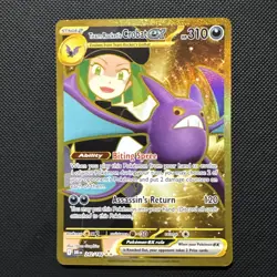 Pokemon TCG Scarlet & Violet Destined Rivals Team Rocket’s Crobat NM 242/182 - Image 1