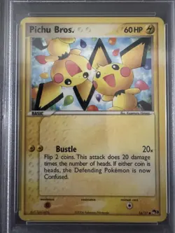 Pokemon 2006 Pop Series 3 #16 Pichu Bros. PSA 10 - Image 3