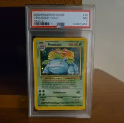 2000 POKEMON BASE SET 2 #18 VENUSAUR-HOLO PSA 7 - Image 1