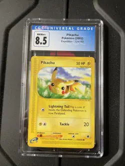 Pokemon TCG 2002 Pikachu Expedition 124/165 CGC 8.5 - Image 1