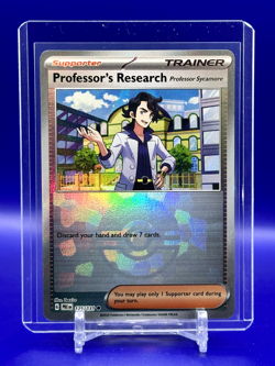 Professor's Rsearch Reverse Poke Ball Rare 125/131 Pokemon Prismatic Evolutions - Image 3