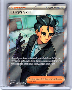 Larry's Skill Full Art Ultra Rare Holo 139/131 Pokemon Prismatic Evolutions - Image 1