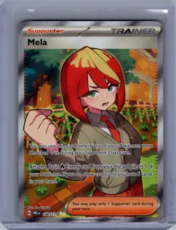 Mela Full Art Ultra Rare Holo 140/131 Pokemon Prismatic Evolutions - Image 1