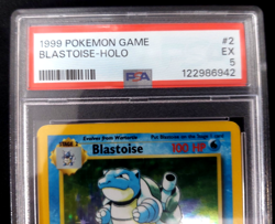 1999 Pokemon Base Set Unlimited #2 Blastoise Holo PSA 5 - Image 3