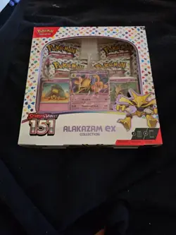 Pokemon TCG Scarlet & Violet 151 Alakazam EX Collection Box Factory Sealed 820650855269 - Image 1