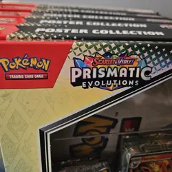 6 Pc. Bundle Pokemon Scarlet & Violet Prismatic Evolutions Poster Collection NEW - Image 3