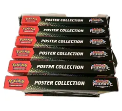 6 Pc. Bundle Pokemon Scarlet & Violet Prismatic Evolutions Poster Collection NEW - Image 4