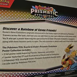 6 Pc. Bundle Pokemon Scarlet & Violet Prismatic Evolutions Poster Collection NEW - Image 5