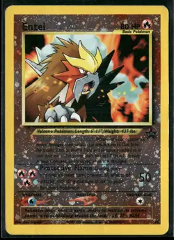 Pokemon - Entei 34/53 Wotc Promo Reverse Holo HP SWIRL - Image 1