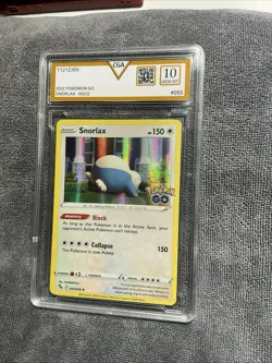 2022 Sword & Shield - Pokemon GO Snorlax #55 Basic/Rare Holo - Image 1
